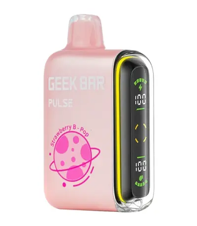 Strawberry B-Pop Geek Bar Pulse (Nicotine-Free)