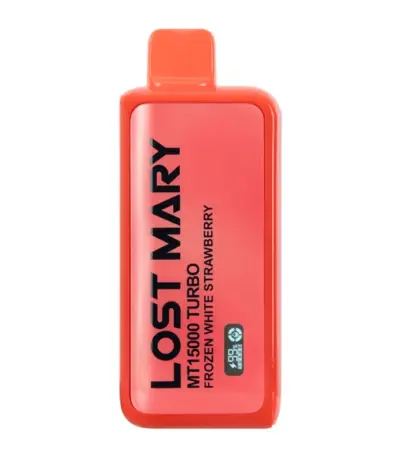 Frozen White Strawberry Lost Mary MT15000 Turbo