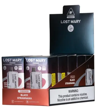 Black Strawnana Lost Mary OS5000 Luster