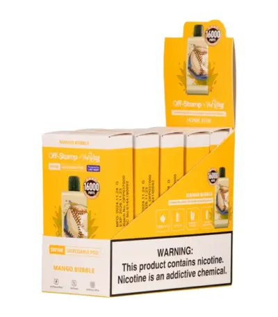 Mango Bubble Off Stamp X Pod King SW16000 Disposable