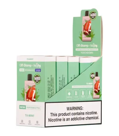 TX-Mint Off Stamp X Pod King SW16000 Disposable