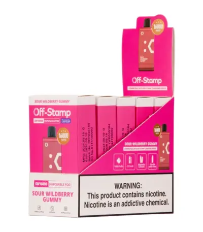 Sour Wild Berry Gummy Off Stamp SW16000 Disposable