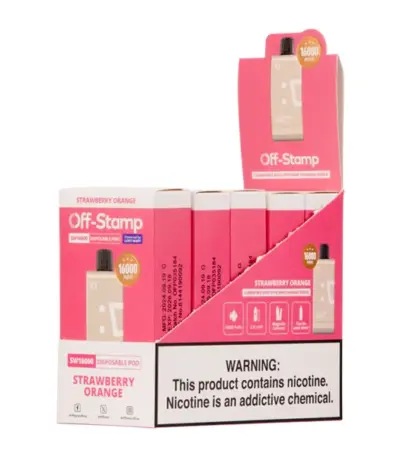 Strawberry Orange Off Stamp SW16000 Disposable