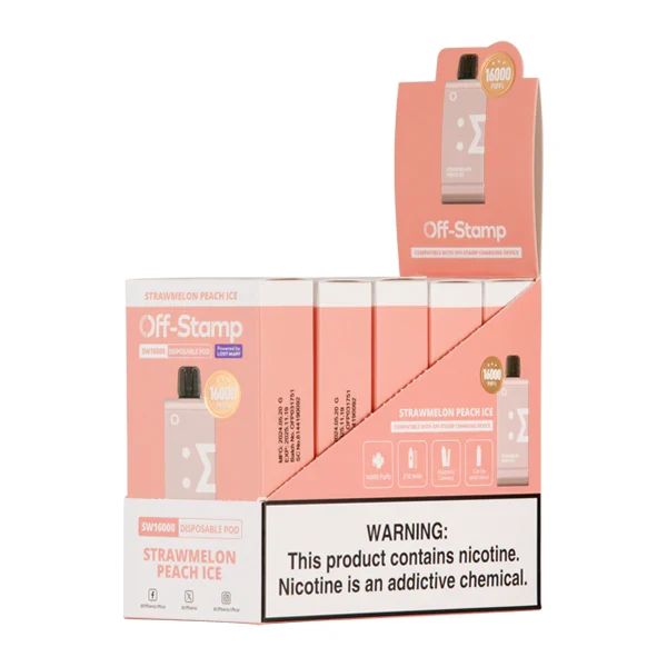 Strawmelon Peach Ice OFF STAMP SW16000 Disposable