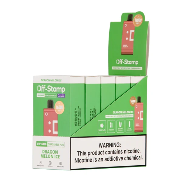 Dragon Melon Ice OFF STAMP SW16000 Disposable