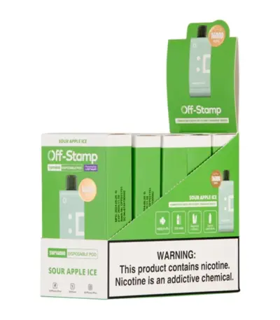 Sour Apple Ice OFF STAMP SW16000 Disposable