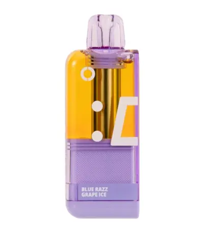Blue Razz Grape Ice Off Stamp X-Cube Disposable Crystal