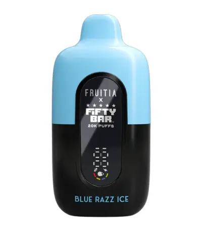 Blue Razz Ice FRUITIA X Fifty Bar 20K