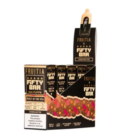 Cookie Butter FRUITIA X Fifty Bar 20K