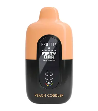 Peach Cobbler FRUITIA X Fifty Bar 20K
