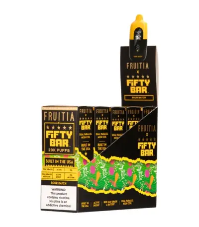 Sour Punch FRUITIA X Fifty Bar 20K
