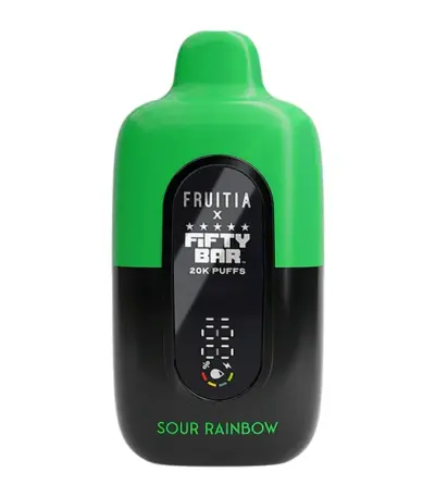 Sour Rainbow FRUITIA X Fifty Bar 20K