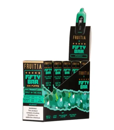 Spearmint FRUITIA X Fifty Bar 20K