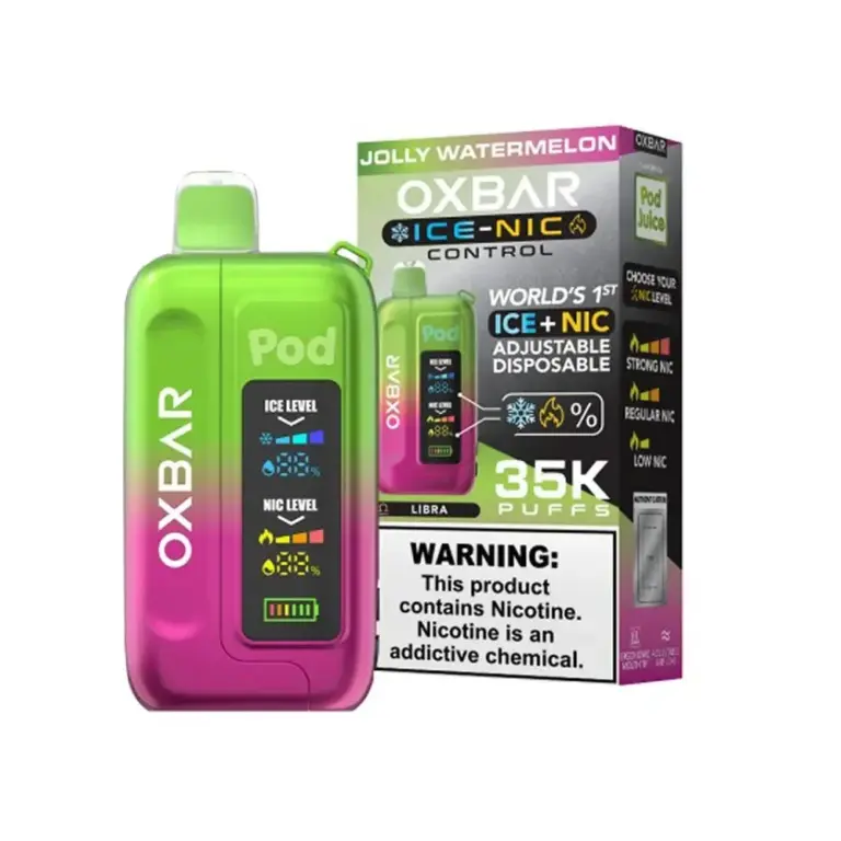 OXBAR x Pod Juice Ice-Nic Control | 35,000 Puffs