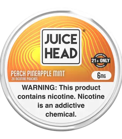 Peach Pineapple Mint Juice Head Pouches