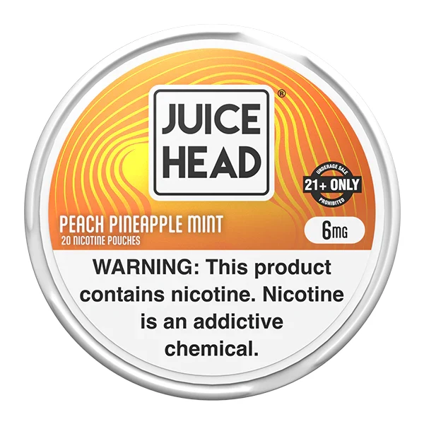 Peach Pineapple Mint Juice Head Pouches