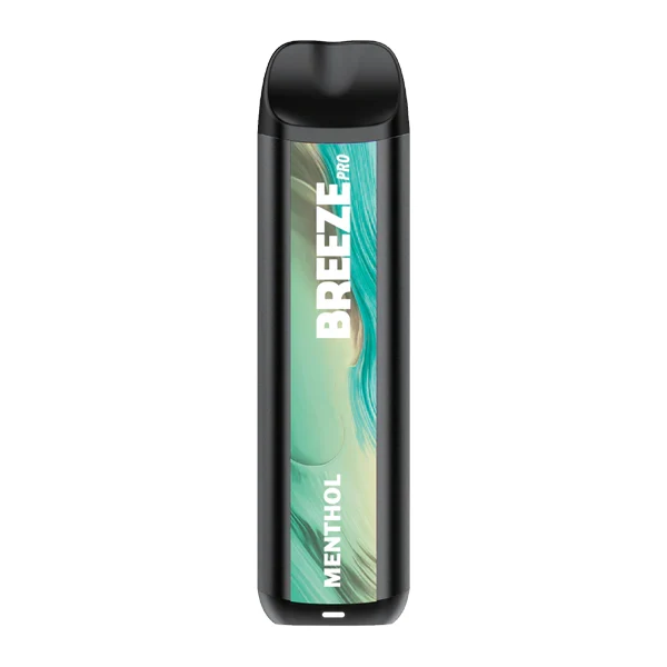 vape through nose technique demonstration with Menthol Breeze Pro
